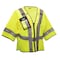 212 Performance Hi-Vis Safety Vest w/Sleeves M Class 3 U Back, , Zipper ID Window VSTPREM-8809 - alternate 1